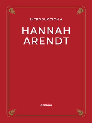 cover image of Introducción a Hannah Arendt
